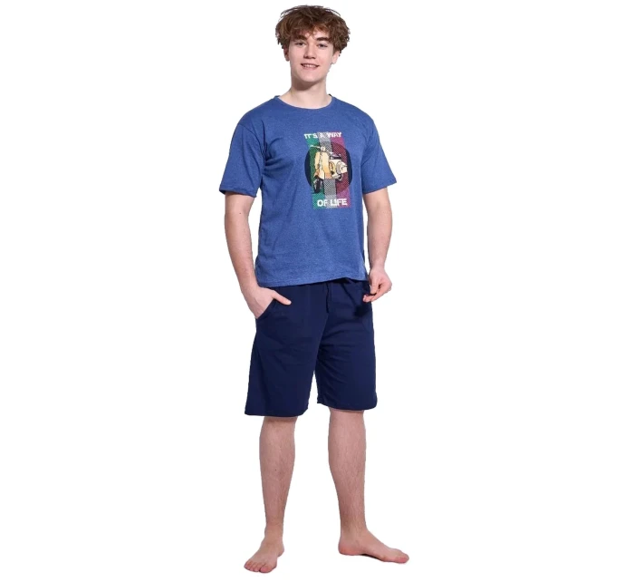 Chlapčenské pyžamo 500/49 Scooter - CORNETTE Chlapčenské pyžamo 500/49 Scooter - CORNETTE