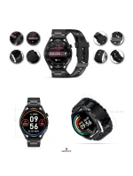 GIEWONT Vertex SmartCall GW450-1 Carbon/Carbon Silicone Smartwatch GIEWONT Vertex SmartCall GW450-1 Carbon/Carbon Silicone Smartwatch