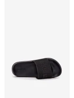 Klapki Męskie Na Piankowej Podeszwie Big Star SS174356 Czarne