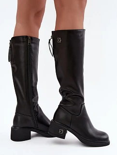 Čižmy na podpätku, model 231600 Step in style