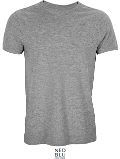 NEOBLU Loris Unisex tričko z piké 24.3775 šedá melírovaná