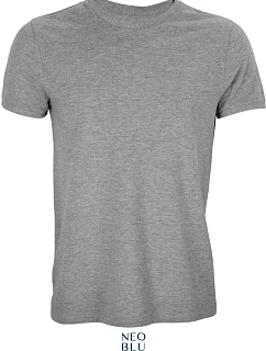 NEOBLU Loris Unisex tričko z piké 24.3775 šedá melírovaná