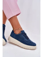 Semišové Dámské Tenisky Na Platformě model 21697031 - EVENTO