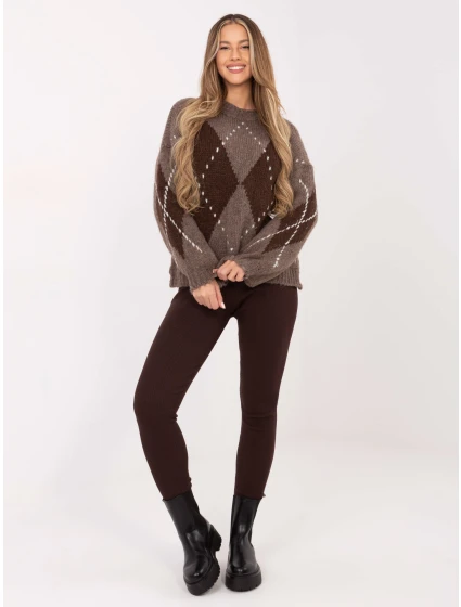 Legíny D93050Z62285A tmavohnedá