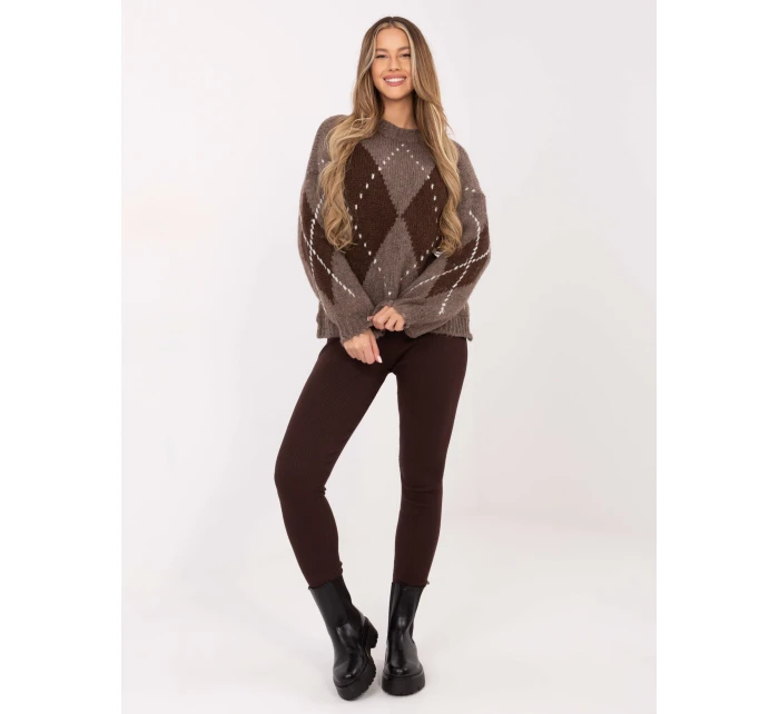 Legíny D93050Z62285A tmavohnedá