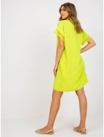 Šaty DHJ SK model 17388170 vápno - FPrice