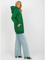 Dámska mikina EM BL 695.25x tmavo zelená - FPrice