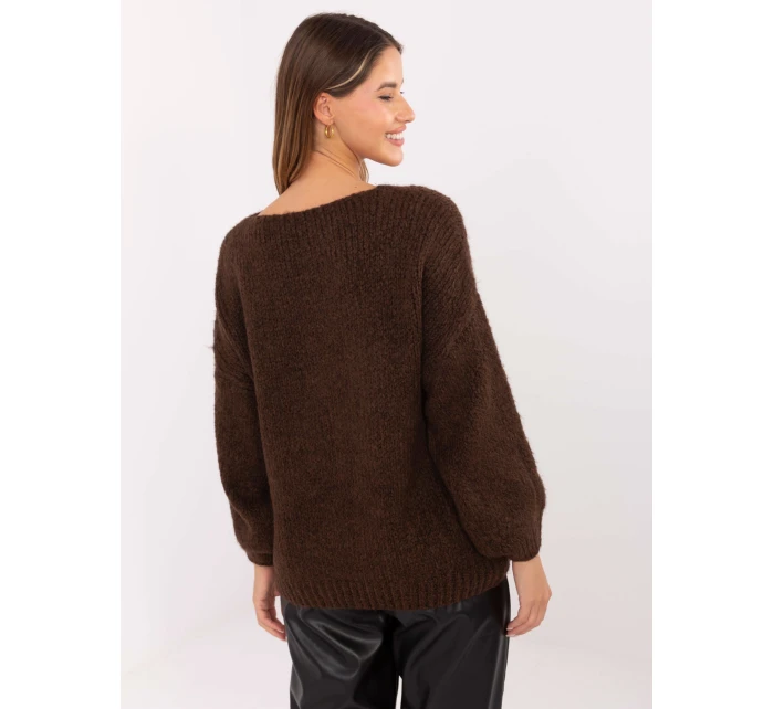 Jumper MI SW 0919.18 hnedý