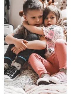 Dětské tenisky na suchý zip Černá Bernie