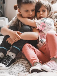 Dětské tenisky na suchý zip Černá Bernie