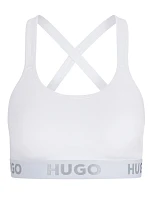 Dámska športová podprsenka BOSS Bralette s vypchávkami 50469628-100 - HUGO
