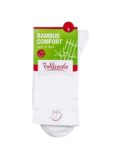 Dámské bambusové ponožky BAMBUS model 15437070 COMFORT SOCKS  bílá - Bellinda