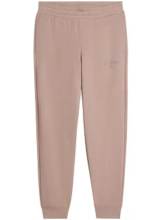 Puma ESS Script Comfort Dámske nohavice dirty pink 691763 88 ženy