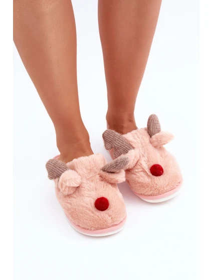 Dámské Pantofle S  Růžové model 21681781 - Boto