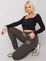 Tepláky RV DR model 17500247 tmavá khaki - FPrice