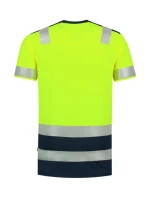 Tričko High Vis Bicolor Tričko unisex fluorescenčná žltá
