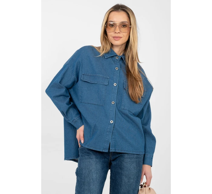 Košeľa s dlhým rukávom model 224204 Taliansko Moda