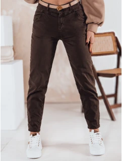Dámské džínové kalhoty hnědé Dstreet model 21983610 - FashionStreet