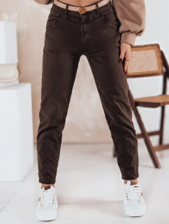 Dámske džínsové nohavice STREETSTYLE hnedé FashionStreet UY2393