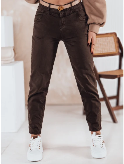 Dámské džínové kalhoty hnědé Dstreet model 21983610 - FashionStreet Dámské džínové kalhoty hnědé Dstreet model 21983610 - FashionStreet