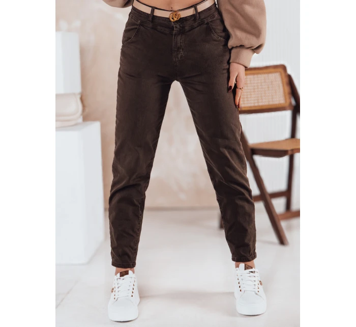 Dámské džínové kalhoty hnědé Dstreet model 21983610 - FashionStreet Dámské džínové kalhoty hnědé Dstreet model 21983610 - FashionStreet
