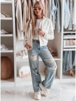 Dámské džínové kalhoty s otvory blue Dstreet model 21984781 - FashionStreet Dámské džínové kalhoty s otvory blue Dstreet model 21984781 - FashionStreet