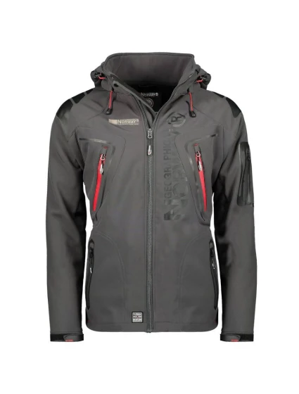 Geographical Norway Techno DB MEN 056 WU1060H/GN-DARK GREY softshellová bunda Geographical Norway Techno DB MEN 056 WU1060H/GN-DARK GREY softshellová bunda
