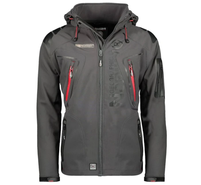 Geographical Norway Techno DB MEN 056 WU1060H/GN-DARK GREY softshellová bunda Geographical Norway Techno DB MEN 056 WU1060H/GN-DARK GREY softshellová bunda