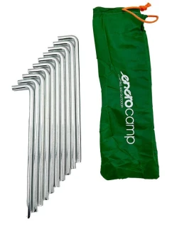 STANOVÉ KOLÍKY PRE 8MM 20CM 10KS KOVOVÉ