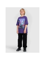 Chlapecké tričko oversize s potiskem model 21816857 - 4F Chlapecké tričko oversize s potiskem model 21816857 - 4F