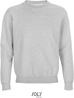 SOL'S Columbia Unisex mikina 25.3814 šedá melírovaná