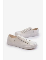 Trampki Męskie Niskie Big Star NN174111 Białe