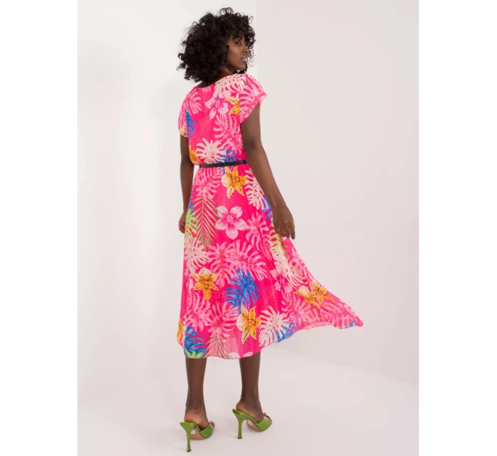 Šaty DHJ SK 8839 3.30 tmavoružová