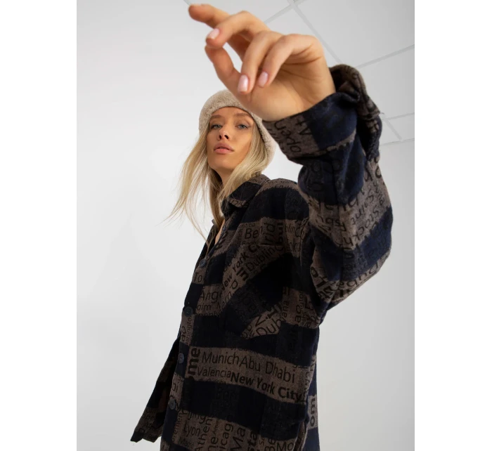 Košeľa DN KS 3990.95P tmavo modrá Košeľa DN KS 3990.95P tmavo modrá