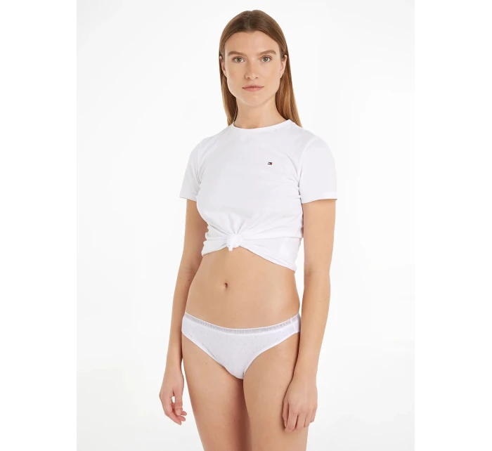 Dámske nohavičky 3Pack UW0UW05284 0VR black/white/st. ružová - Tommy Hilfiger