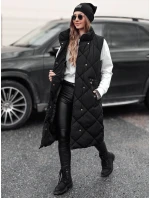 Dámska dlhá prešívaná vesta ARCTVEST black FashionStreet TY4765 Dámska dlhá prešívaná vesta ARCTVEST black FashionStreet TY4765