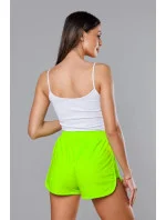 Dámske športové šortky v neónovo zelenej farbe (8K951-153) Dámske športové šortky v neónovo zelenej farbe (8K951-153)