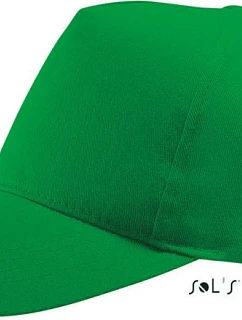 SOL'S Buzz 5-panelová čiapka 25.8811 kelly green