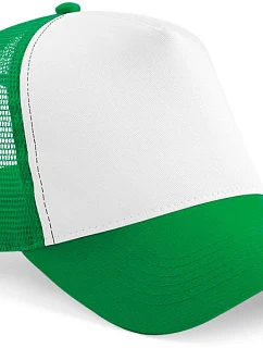 B 640 5 panelová Trucker kšiltovka model 22482105 pure green/white - Beechfield