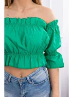 Španielska blúzka tmavo zelená Španielska blúzka tmavo zelená