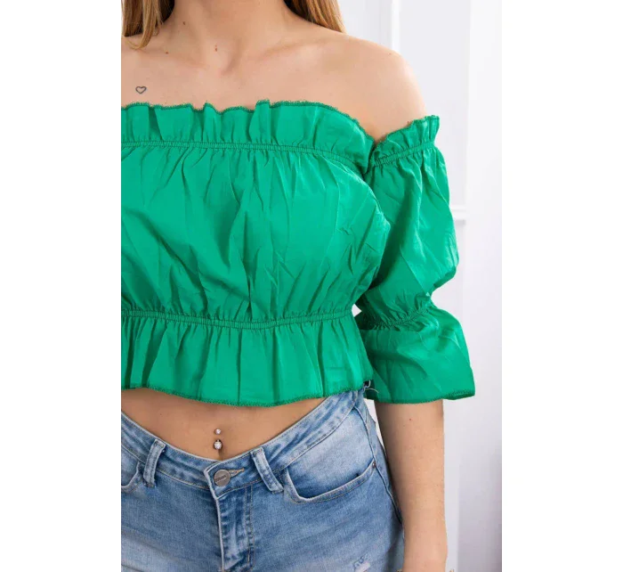 Španielska blúzka tmavo zelená Španielska blúzka tmavo zelená