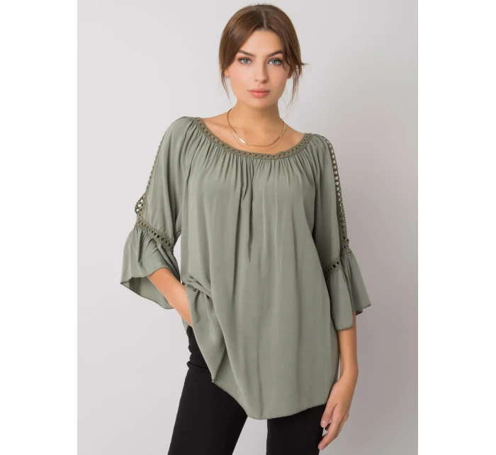 Blúzka TW BZ BI 82198.46 khaki Blúzka TW BZ BI 82198.46 khaki