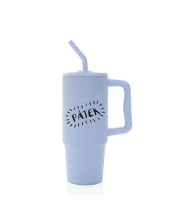 PÁTEK - světle modrý cestovní termohrnek 900 ml