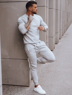 Pánské světle šedé tepláky Dstreet model 21969516 - FashionStreet