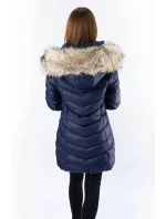 ZIMOWA KURTKA DAMSKA Z  GRANATOWA model 21241952 - SPEED.A