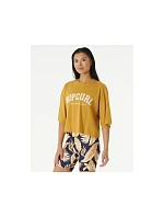 model 22189815 Crop Heritage Tee žlutá - Rip Curl