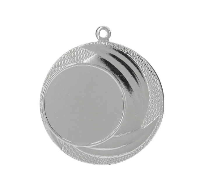 Medal srebrny ogólny z miejscem na emblemat 25 mm stalowy