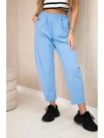 Nohavice s vreckami Summer Punto modré