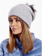 Dámská čepice AT CZ model 14822465 šedá - FPrice
