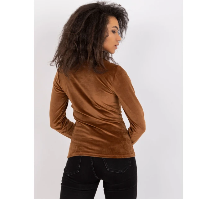 Blúzka DHJ BZ 6561.09P hnedá